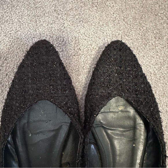 Zara tweed and leather flats - Picture 3 of 3